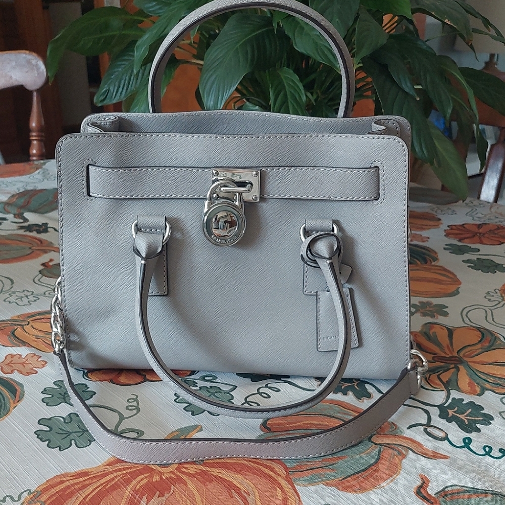 Gray Handbag